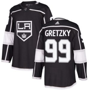 Herre NHL Los Angeles Kings Drakter Wayne Gretzky #99 Authentic Svart Hjemme